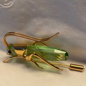 Swarovski Paradise Bug Aptera Chrysolite Grasshopper